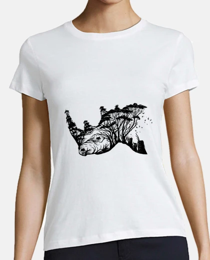 Tee-shirt rhinocéros