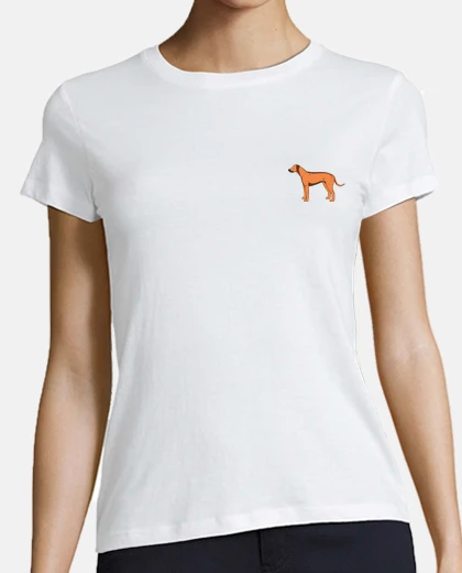 Camiseta Rhodesian ridgeback, beisbolera mujer