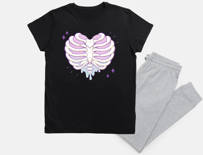 Pyjama Rib Cage Heart
