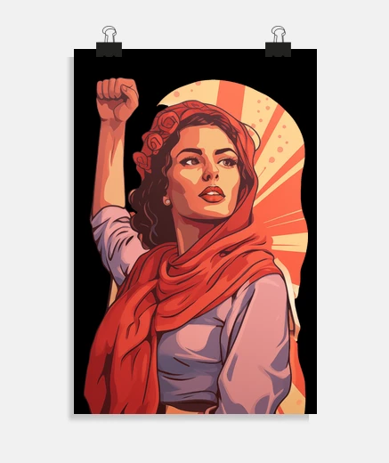 Poster ribelle femminista