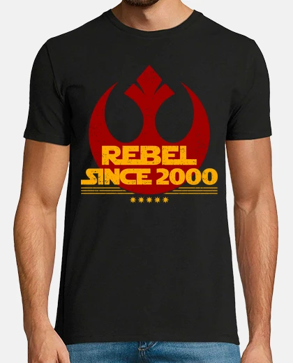 T-shirt ribelle senza ce 2000