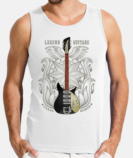 Tee-shirt rickenbacker lennon guitare électrique