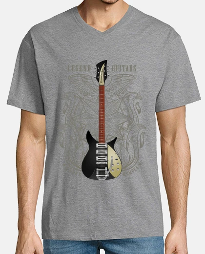 Tee-shirt rickenbacker lennon guitare électrique