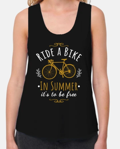 T-shirt ride a bike