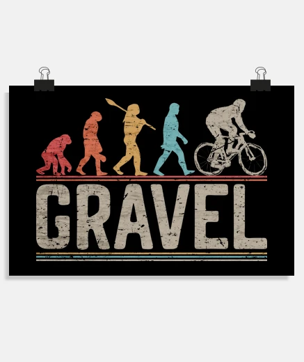 Poster Ride Gravel Bike Evolution Bicicleta