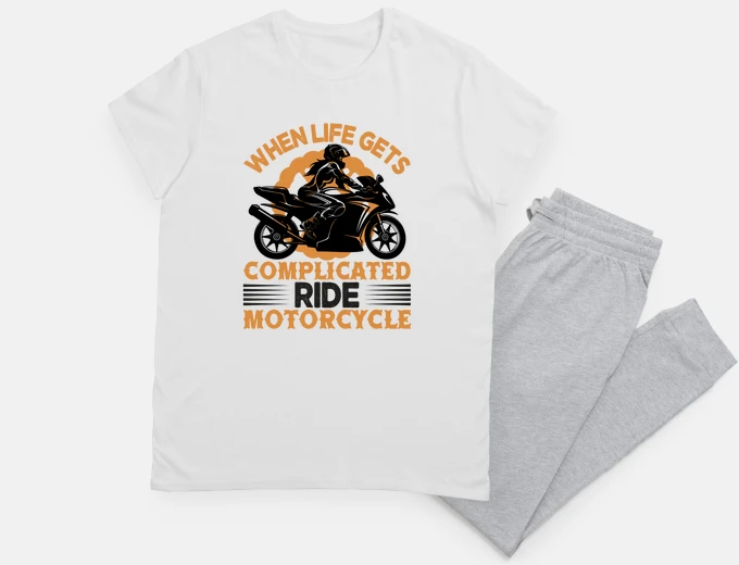 Pyjama ride motorcycle - for female biker