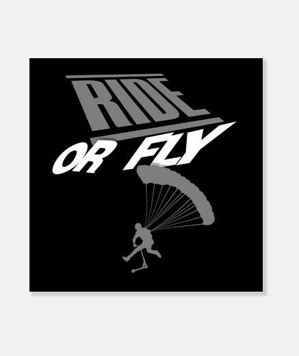 Tableau Ride or fly - Trotirider en parapente