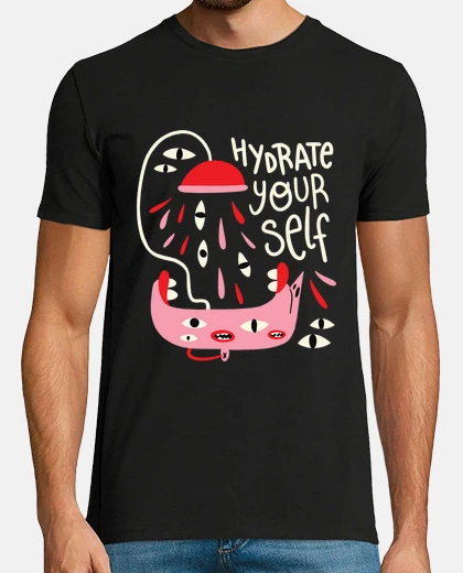 Camiseta riega tu personalidad, ego, yo, confianza en ti mismo, estilo de arte español