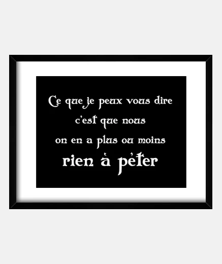 Cadre Rien à péter! Kaamelott