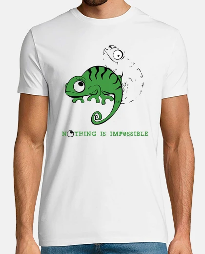 Tee-shirt rien n39est impossible caméléon