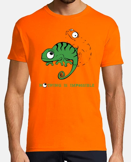 Tee-shirt rien n&#39;est impossible caméléon