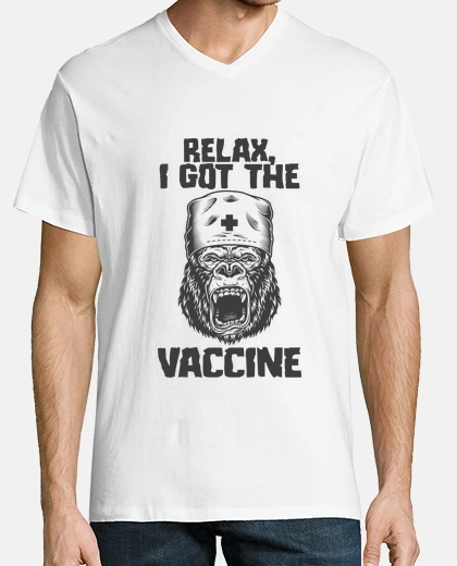 T-shirt rilassati ho il vaccino