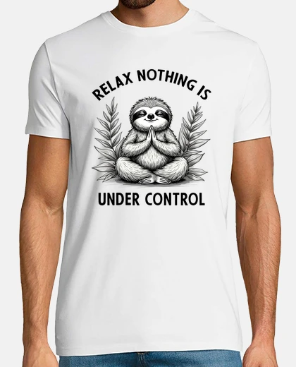 T-shirt rilassati niente è sotto controllo dive