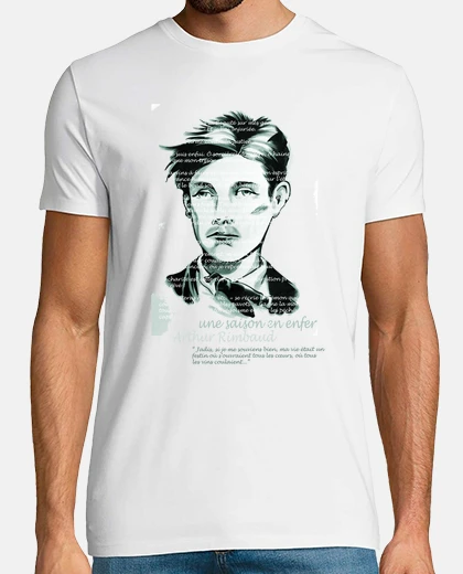 Tee-shirt rimbaud un dit son en enfer
