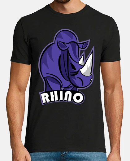 Camiseta Rinoceronte Morado