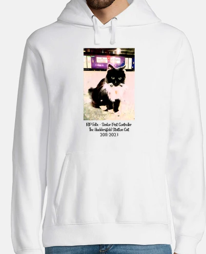 Sudadera rip felix the huddersfield station cat