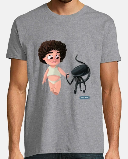 Tee-shirt ripley and alien