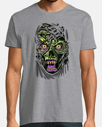 T-shirt ripped zombie t- t shirt