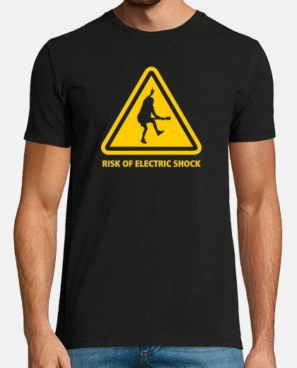 T-shirt rischio of scossa elettrica