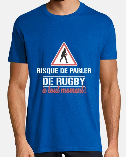 Tee-shirt Risque de parler de rugby