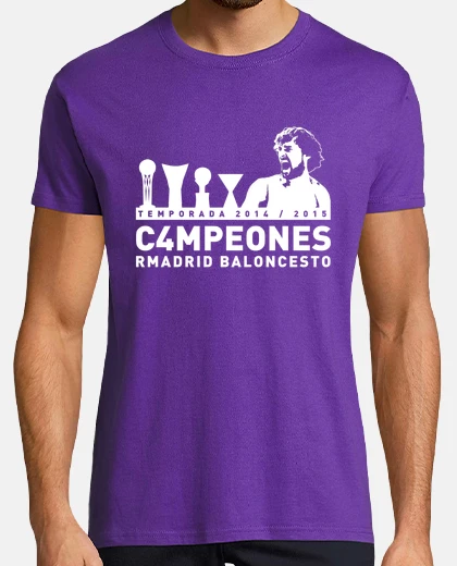 Camiseta RMadrid Baloncesto Copas 14/15