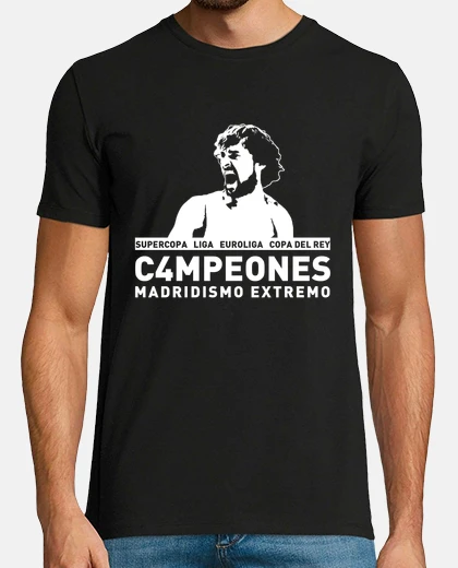 Camiseta RMadrid Baloncesto Títulos 14/15