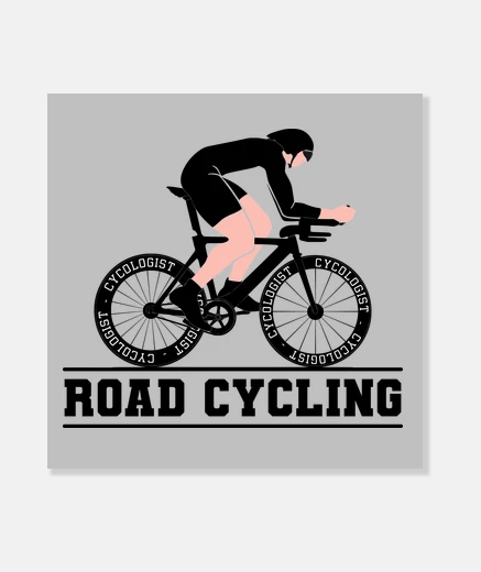 Wall road cycling cycologist cyclist