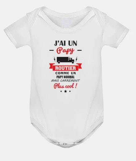 Kids road grandpa truck birth gift