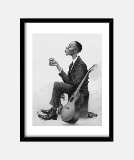 Framed robert johnson