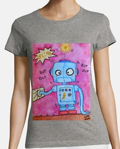 Tee-shirt robot