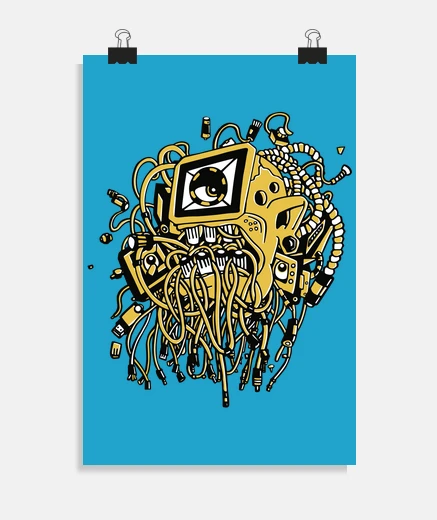 Poster robot