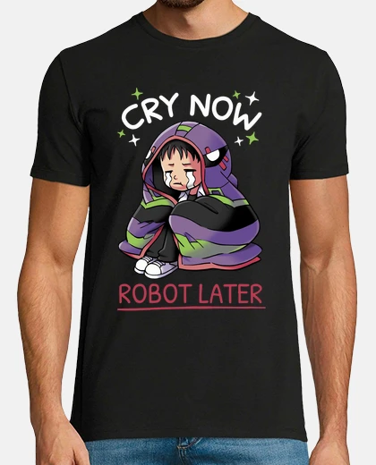 T-shirt robot in seguito shinji eva ngelion
