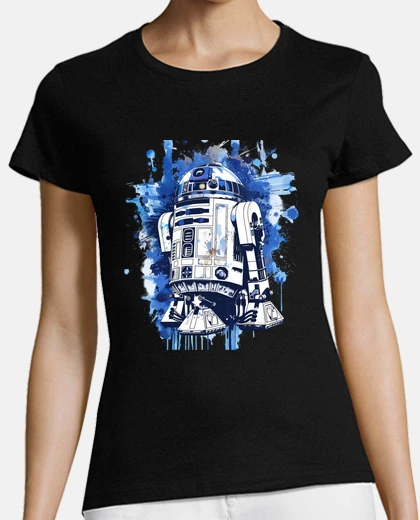 Tee-shirt robot r2-d2 - noir