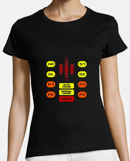 T-shirt robot voice kitt rider w
