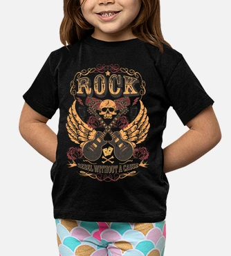 T shirt bambino rock tostadora