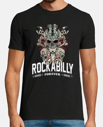 Tee-shirt rock abilly pour toujours rock abilly
