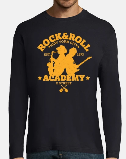 T-shirt rock amp giochi di ruolo l academy