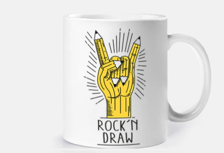 Cup rock and draw