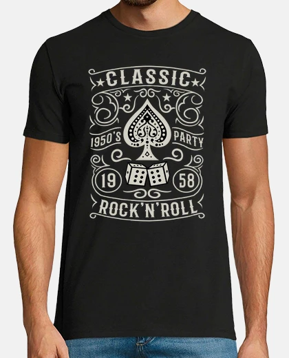 T-shirt rock and roll vintage rockabilly rockers usa rock music t shirt