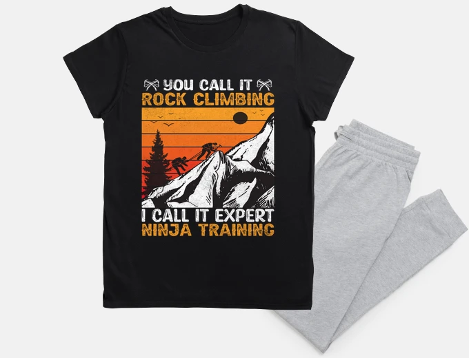Pajama Rock Climbing , ninja training