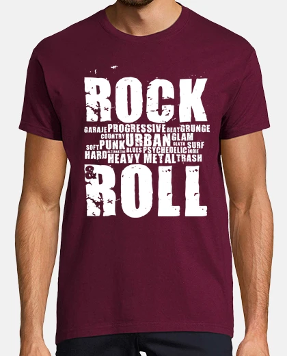 T-shirt rock e roll