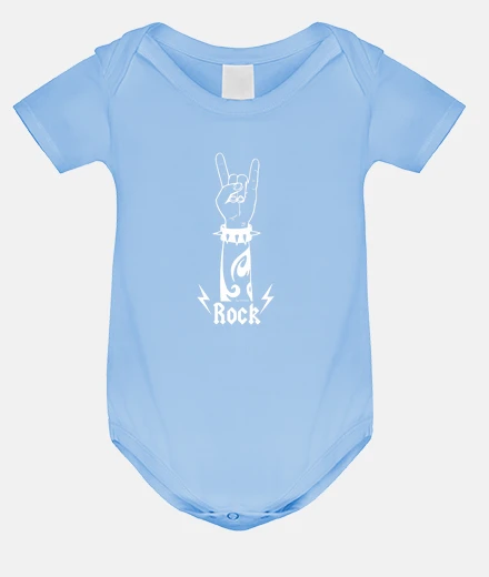 Kids rock hand (White)