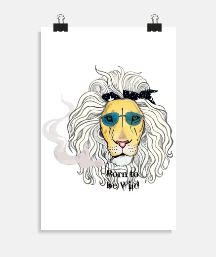 Poster rock lion