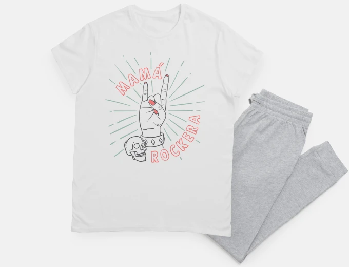 Pajama rock mom