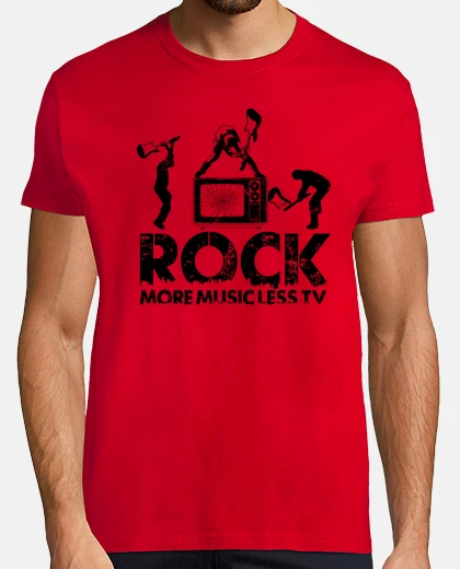 Camiseta Rock-More Music Less TV