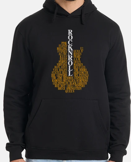 Hoodie rock n roll guitar
