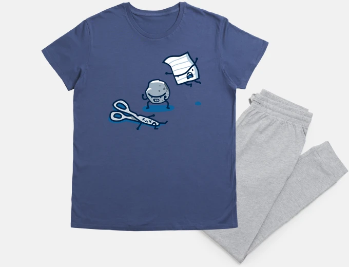 Pyjama rock Paper and scissors