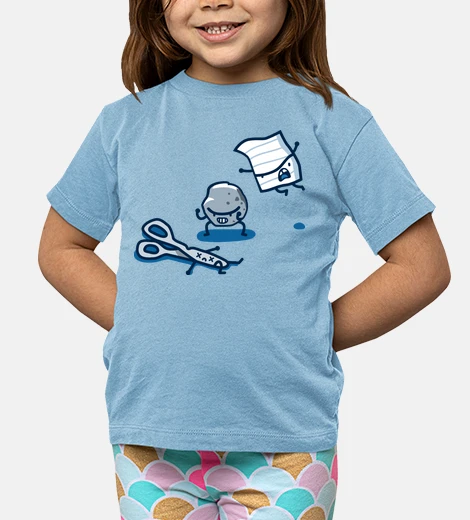 Kids rock paper and scissors