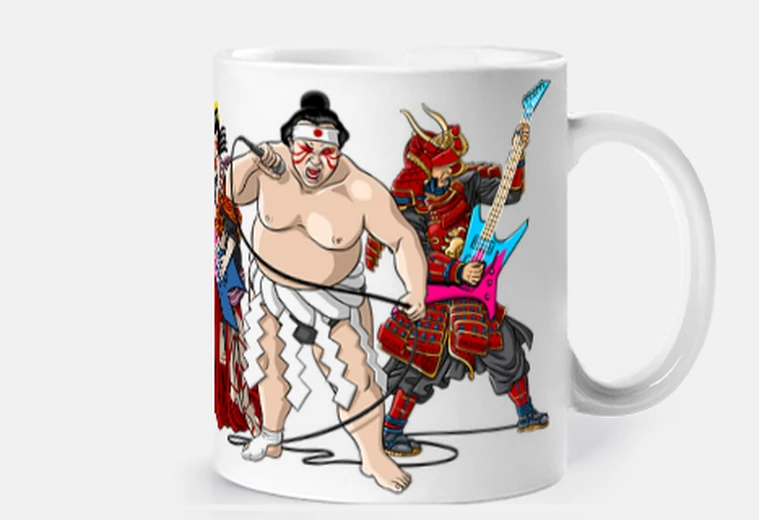Cup rock warriors design