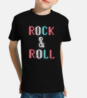 rock and roll neon retro vintage music
